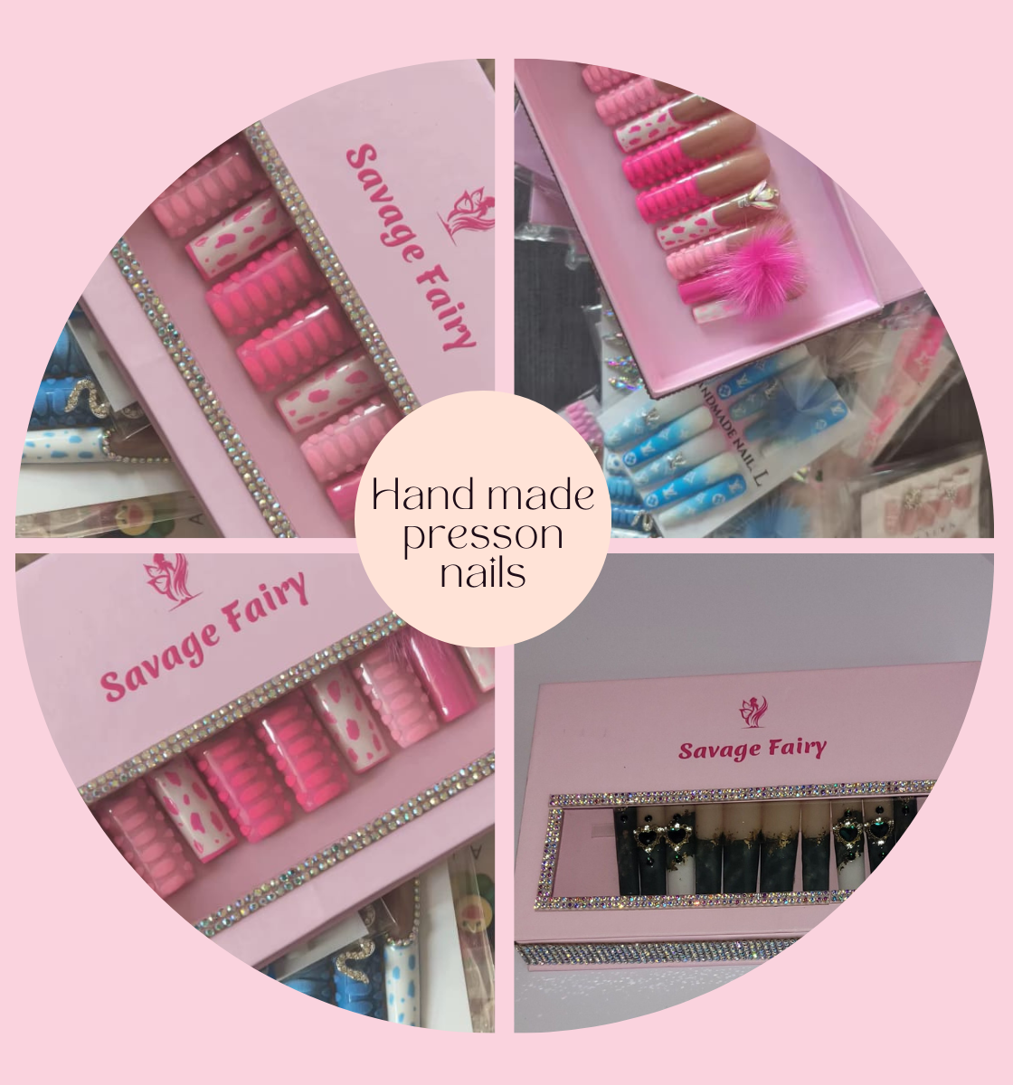 Hand Made Press on Nails