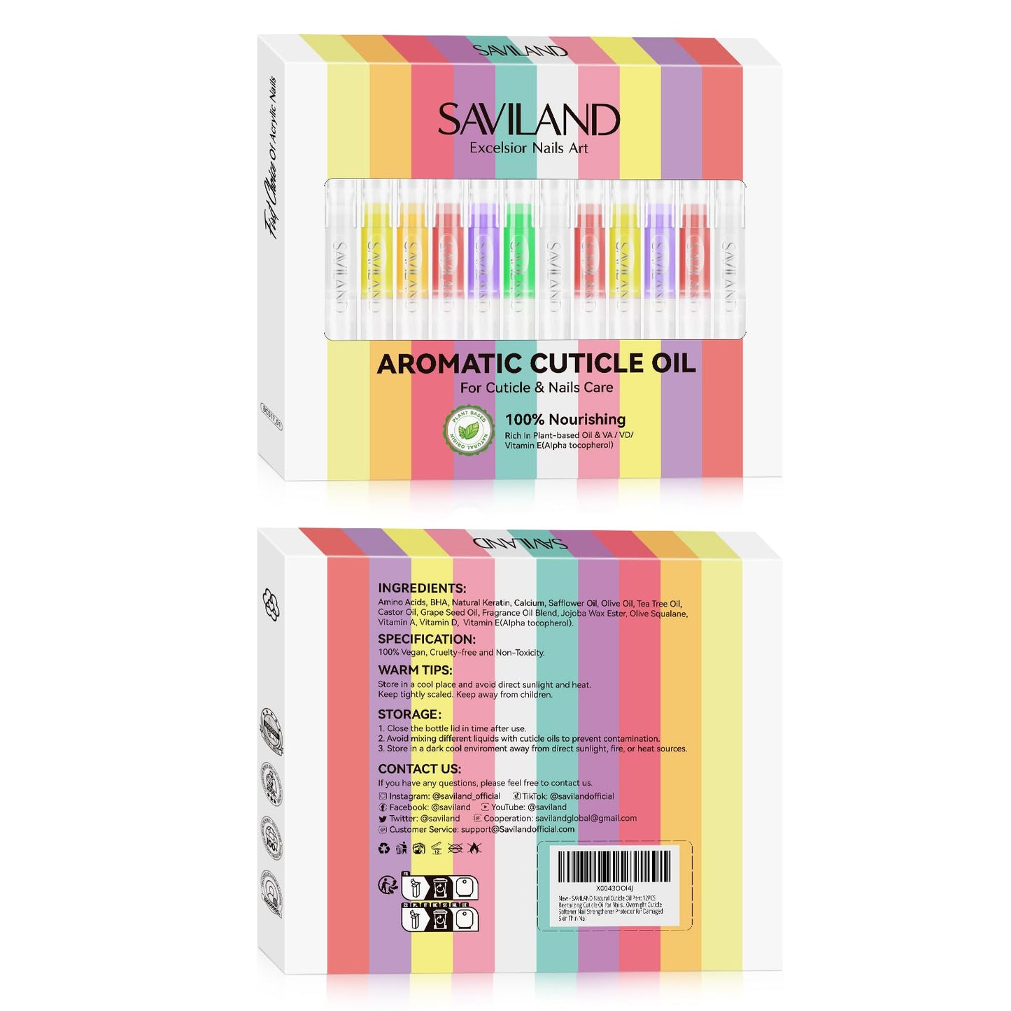 Best Natural Cuticle Oil – Saviland with Vitamin E Boost