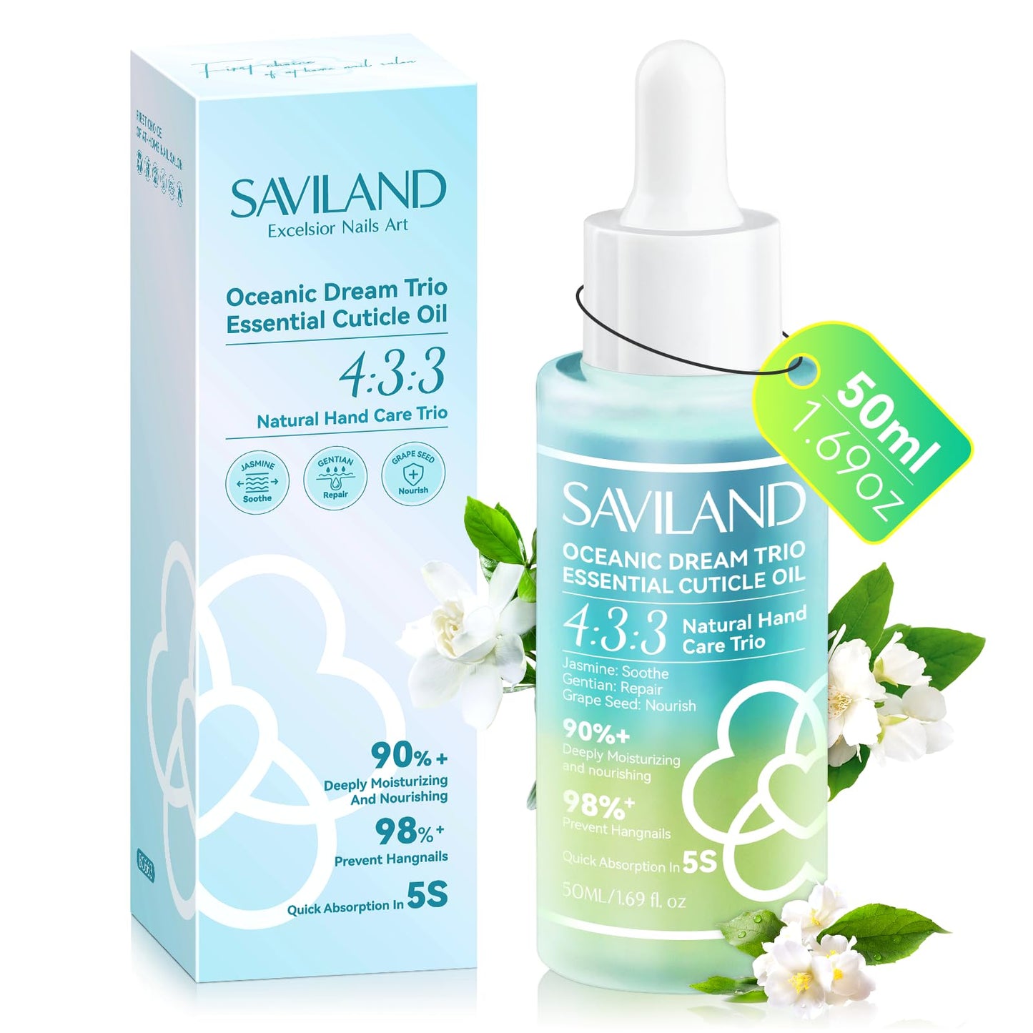 Best Natural Cuticle Oil – Saviland with Vitamin E Boost