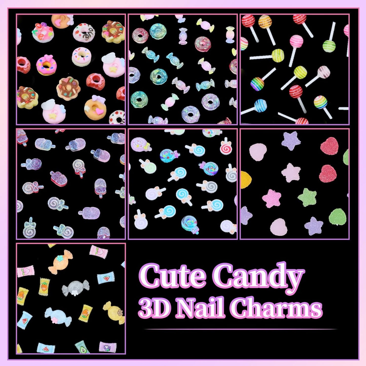 Best Cute Nail Charms – Sweet Gummy & Heart Designs