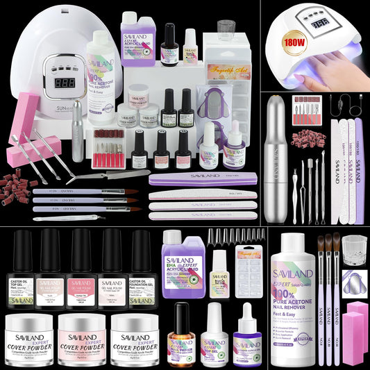 All-in-One Nail Kit – Saviland with Keratin & Castor Oil
